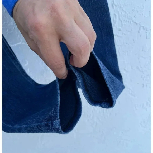 SPANX Womens Pull On High Rise Elastic Waist Skinny Leggings Jeans Blue Sz M - Picture 11 of 13